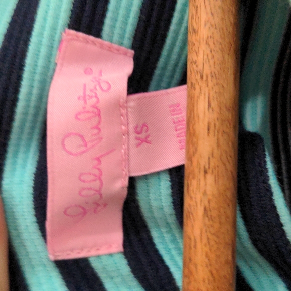 Cute Dress! Lilly Striped 3/4 sleeve dress! Classic! XS - Picture 4 of 8